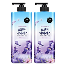 ON THE BODY 花漾香氛沐浴乳 浪漫鳶尾花, 富含三種花卉萃取精華, 900g, 2件
