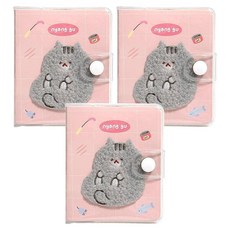 ii GEN 一正 朝鮮文房具順德任布料高頻率筆記本, 3個, 隨機出貨