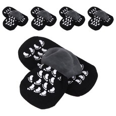 Momo Monster Moisturizing Gel 保濕襪 黑色襪子套組, 5組, 1組