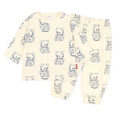 Milk Baby 兒童 Swimmer 可愛小熊家居服套裝