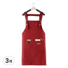 Story Living咖啡師H型防水圍裙, 紅色