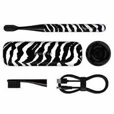 Mipow Brush Go 電動牙刷, 斑馬紋, 1套, CI900S