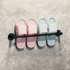 mootagonglivingmarket 現代風拖鞋架 50cm, 黑色, 1個