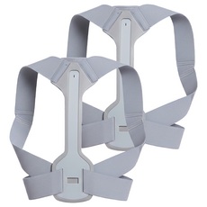 SAMEPEAK 防駝美背挺胸訓練背帶, 灰色, S/M/L/XL, 2個