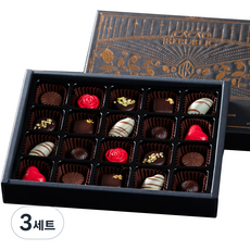 카카오리퍼블릭 넛티플레져 20구 수제초콜릿 선물세트, 200g, 3세트