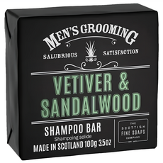 SCOTTISH FINE SOAPS 能量洗髮皂 檀木香根草, 1個, 100g