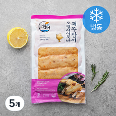 제주 광어로 만든 제주 광어 오징어 어묵바 (냉동), 300g, 5개