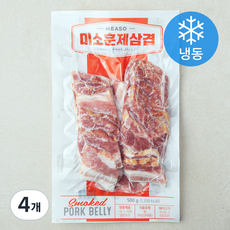 미소 훈제 삼겹 (냉동), 500g, 4개