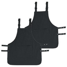 Bareunliving 大尺碼圍裙, 黑色, 2個