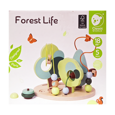 Classic WORLD 客來喜 經典木玩 森林體驗撥珠 20199