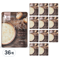 원더푸드 강아지 건강죽, 소고기 버섯죽, 80g, 36개