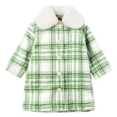 오즈키즈 아동용 체크 코트
