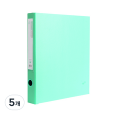 알파 모디 D링 합지 바인더 파일 3공 AMD333 A4 3cm, 연두, 5개