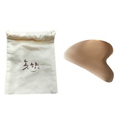 Nohhyang Bangjjayugi Heart Gwasa 按摩器+小袋套組, 1套, 柔和的金色
