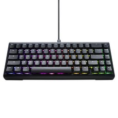 Ducky ProjectD Tinker 65% 客製化機械式鍵盤 RGB 熱插拔 Cherry 青軸 中文 PKTI2367AST-CCTWPDOECLAAW1 原廠保固, 經典黑, 1個