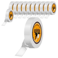 글루몬 자국없는 초강력 실리콘 클리어겔 나노 양면 테이프 10mm x 3m, 12개