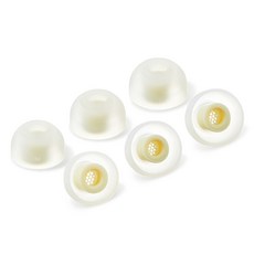 Azra Max Standard Galaxy Buzz Pro / Sony / Sure / Sennheiser Momentum 獨家矽膠耳塞混合 SS + S + MS 套裝, 象牙白, 單一商品