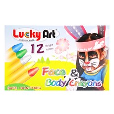 Lucky Art 蠟藝 人體彩繪筆 12色