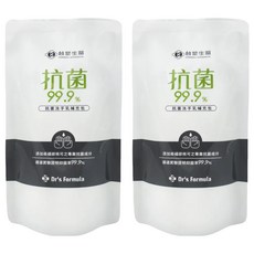 台塑生醫 Dr's Formula 抗菌洗手乳補充包, 400g, 2包