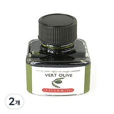 제이허빈 만년필 칼라잉크 30ml, 베르올리브/올리브그린 36, 2개