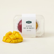 프리미엄 제주 왕 애플망고, 470g, 1개