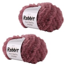 mamaknit Rabbit Story 編織線, 10淺酒紅色