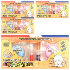 morning glory 閃亮史萊姆套組, 4套, 混色