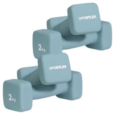 스포틀러 네오프렌 미용아령, 4개, 2kg