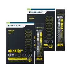 푸드버킷 에너지업 아르기닌 15000 14p, 2개, 210g