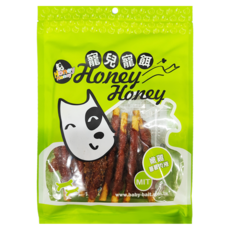 寵兒寵餌 犬用 超軟肉乾零食 7支, #9016 嫩雞番薯 4吋, 1包