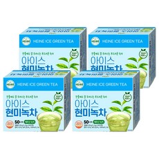 하이네 아이스 현미녹차 티백, 1.3g, 50개입, 4개