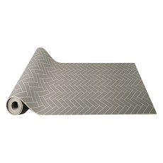 mom&maum 防滑降噪地墊, 100 x 200 x 1.2cm, 灰色人字款