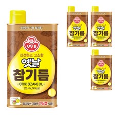 오뚜기옛날 참기름, 500ml, 4개