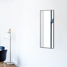 S&Design Simply 掛牆鏡 30 x 60 cm, 棕色