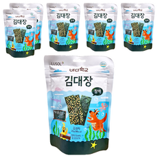 LUSOL 海苔，西海岸舒川海苔製造，富含纖維、礦物質、胡蘿蔔素及維生素C, 芝麻, 20g, 6包