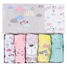 Kids Line 女童雲朵三角內褲 5p