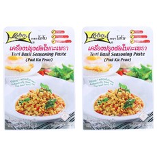 Lobo 打拋醬 泰式蘿勒醬, 50g, 2包