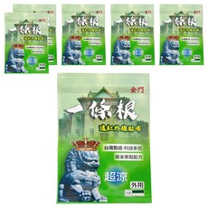 金牌金門一條根 超涼貼片 草本舒緩疲勞 肩頸腰背適用, 10片, 6包