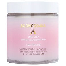 Pure Self 一步水潔面墊 370ml, 100片, 1個