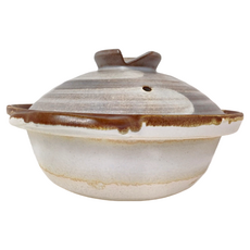 萬古燒 7號砂鍋合 適用溫度-10°C~300°C 日本產, 26cm, 1個