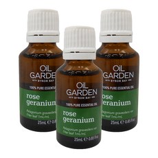 OiL GARDEN 澳悠園 精油 玫瑰天竺葵 100%單方純精油 25ml, 3個