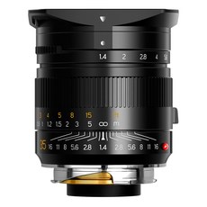 티티아티산 35mm F1.4 ASPH 라이카 M마운트 렌즈, 블랙