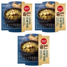햇반 솥반 전복내장 영양밥, 200g, 3개