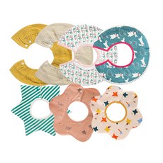 Hararoi Everyday通用圍兜 7入, 混色