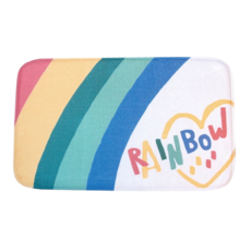 TROMSO 簡單生活超柔軟舒適地墊 M148 童話彩虹 60 x 40 x 1cm 吸水防滑地墊