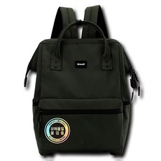 Himawari 多功能收納防水方形後背包 No.1884, 卡其色, 1個