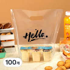 Market Sensation 一次性烘焙包裝袋, 100入, 10號 Hello