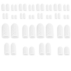 ANYONE PICK 矽膠腳趾保護套 4款 x 2入組 白色, 6套