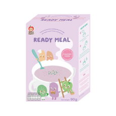 APPLE MONKEY 愛啵寶寶 呷飽飽茉莉糙米糊,蘋果番薯菠菜,6個月以上寶寶適用, 90g, 1盒