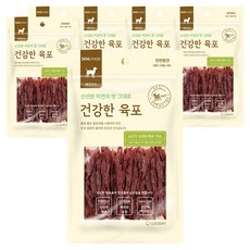 굿데이 강아지 건강한 육포, 소고기 소프트, 100g, 6개